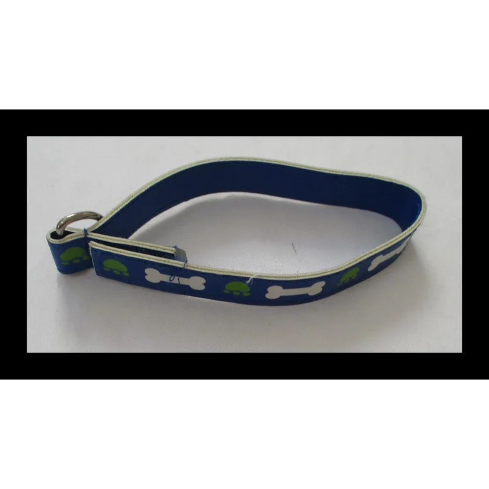 Build A Bear Workshop Blue Bones & Pawprints Collar